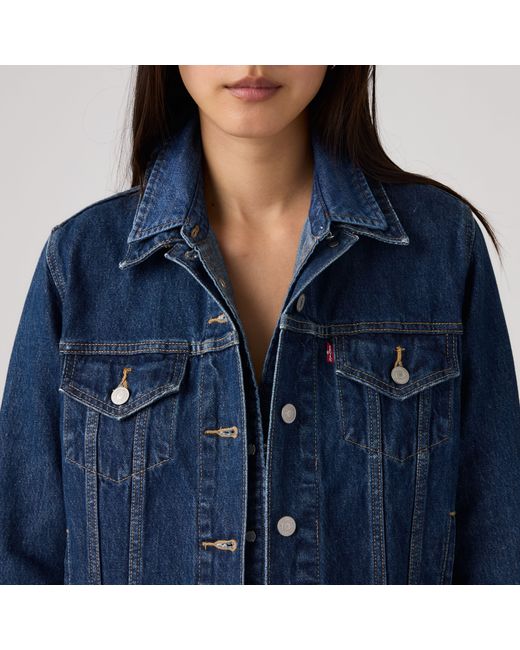 Levi's Het Original Truckerjack in het Blue