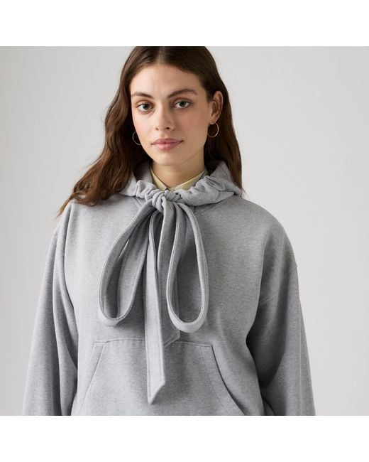 Levi's Gray Vintage Tied Up Hoodie