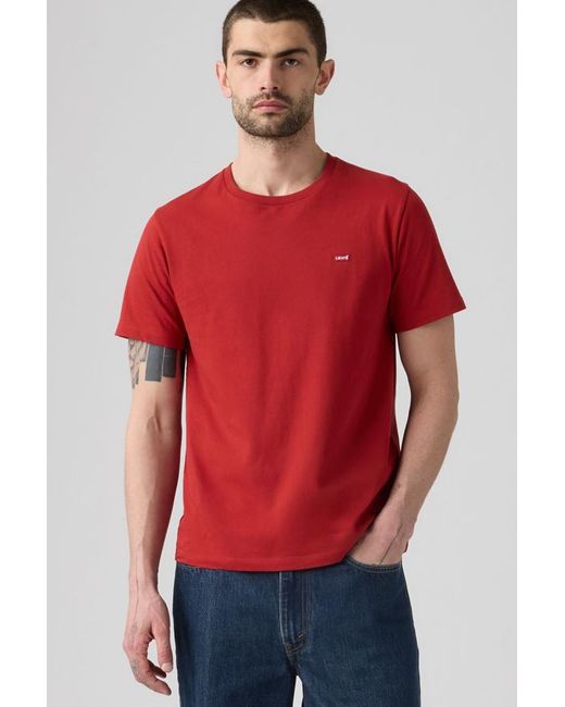 Levi's Red Classic Housemark Tee for men