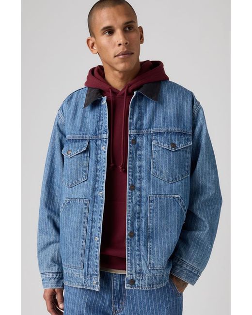 Levi's Blue Munroe Trucker Jacket for men