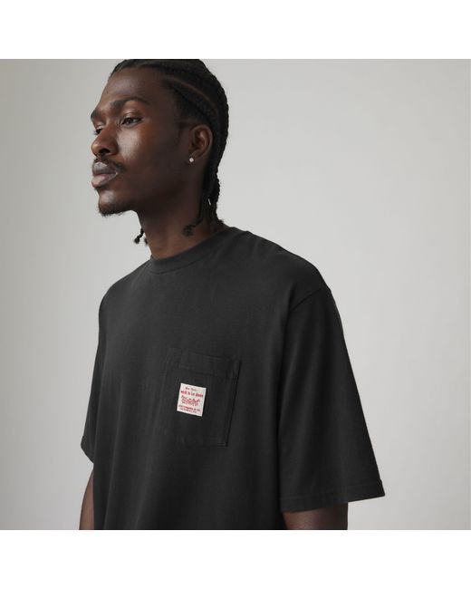 Levi's Workwear Tee in het Black voor heren