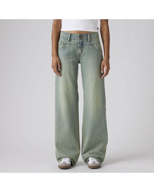 Levi's Blue Superlow Loose Yoke Jeans