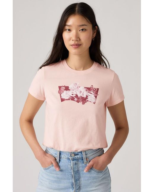 Perfect Tee Levi's de color Pink