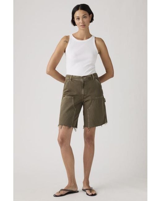 Levi's Natural Baggy Dad Utility Shorts