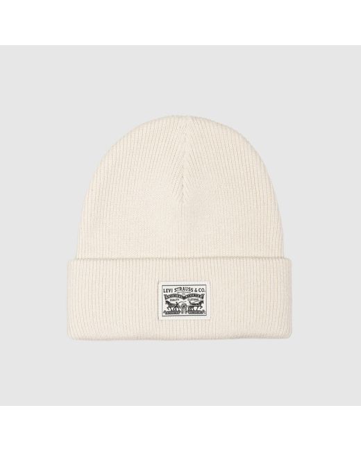 Levi's Black Backpatch Beanie