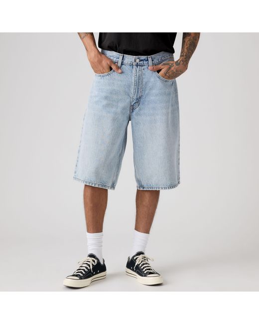 Levi's Black 470 Baggy Shorts for men