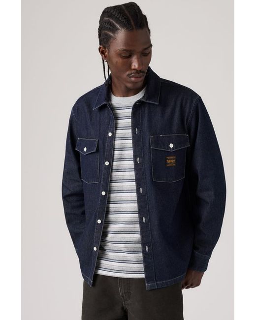 Levi's Blue Worker Shirt for men
