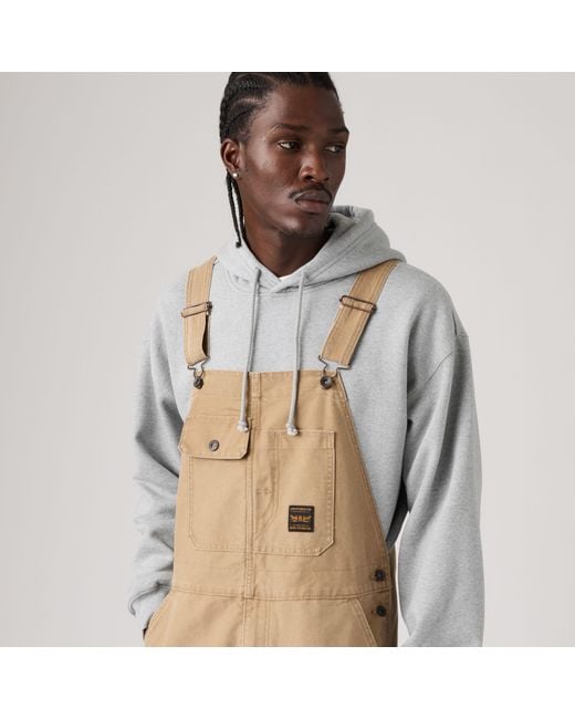 Levi's Natural Loose Overalls for men