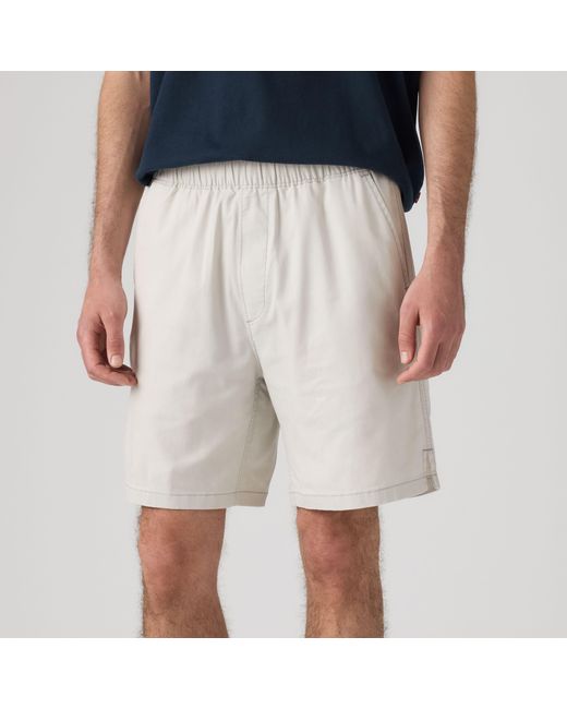 Levi's Gray Boxer Cotton Linen Shorts for men
