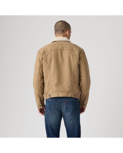 Trucker Jacket Type Iii Sherpa Levi's de hombre de color Natural