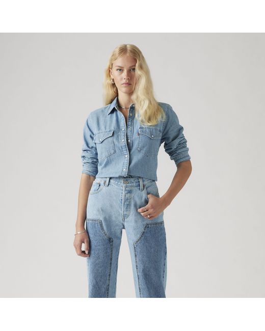 Levi's Black Iconic Western Denim Shirt