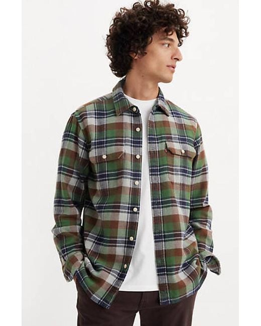 Levi's Black Jackson Worker Overshirt for men