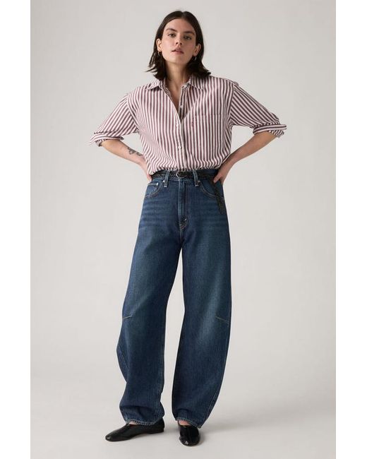 Jeans Barrel Con Cincha Levi's de color Blue