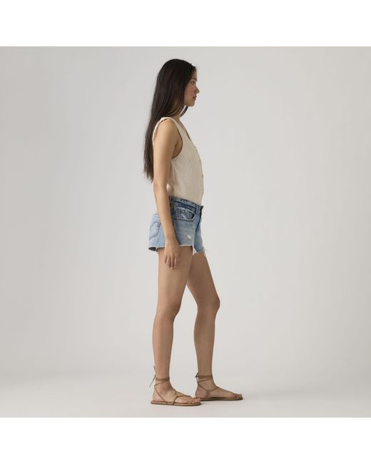 Levi's Low Short in het Blue