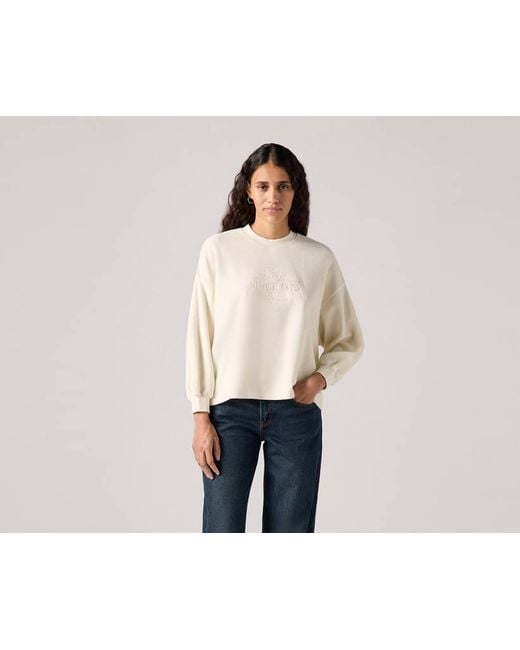 Levi's Natural Graphic Leo Crewneck Sweatshirt