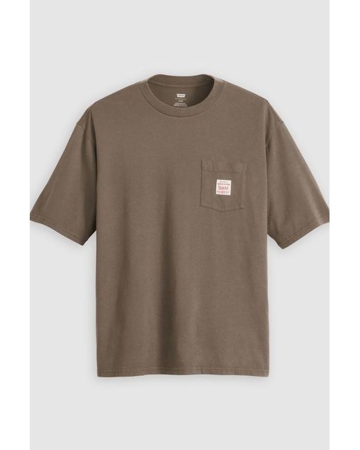 Levi's Brown Workwear Tee for men