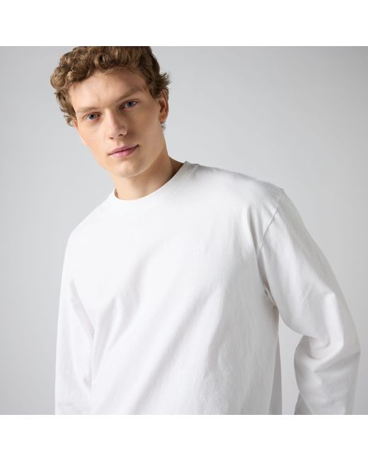 Camiseta De Manga Larga Authentic Levi's de hombre de color White