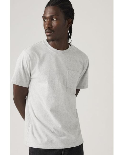 Levi's White Essential Pocket Tee for men