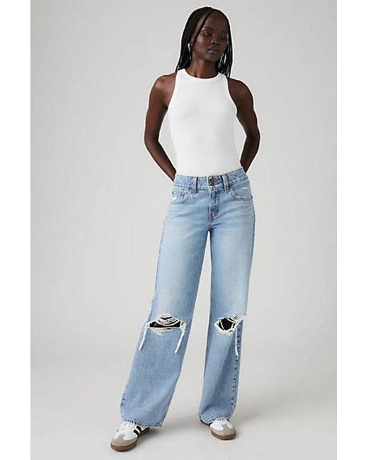 Levi's Blue Superlow Loose Jeans