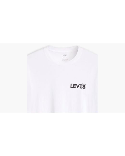 Levi's Relaxed Fit Graphic T Shirt in het Black voor heren