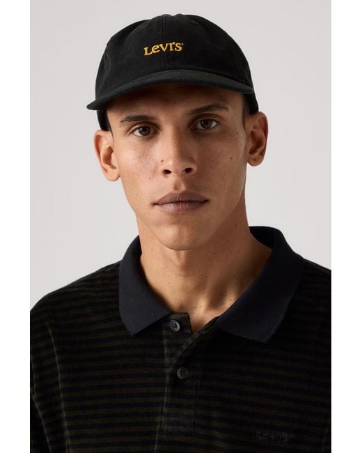 Levi's Black Club Logo Cap for men
