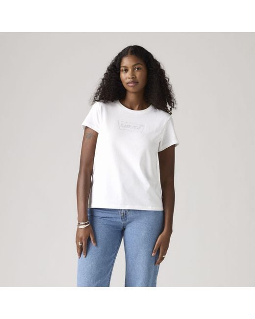 Levi's White The Perfect Tee