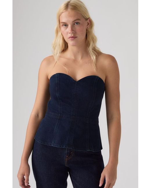 Levi's Sweetheart Bustier in het Blue