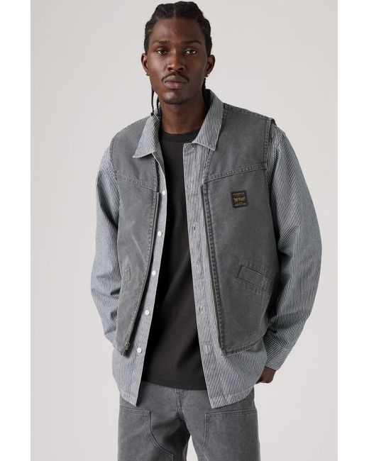 Levi's Gray Saratoga Vest for men