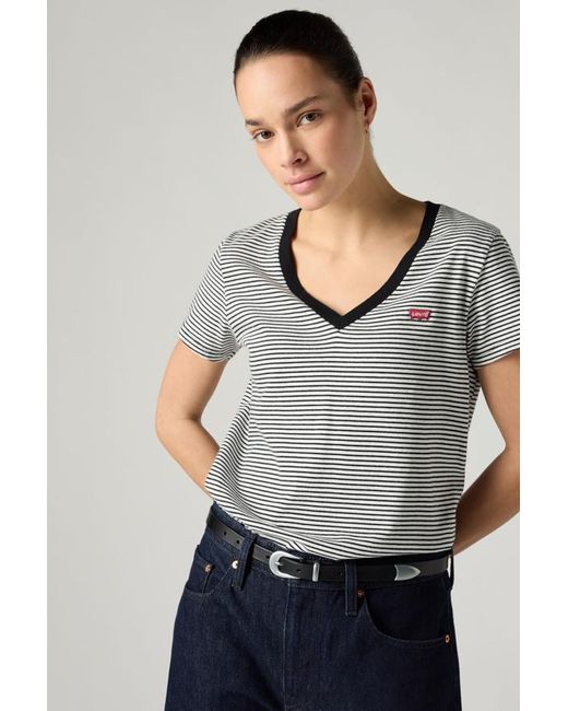Levi's Gray The Perfect V Neck