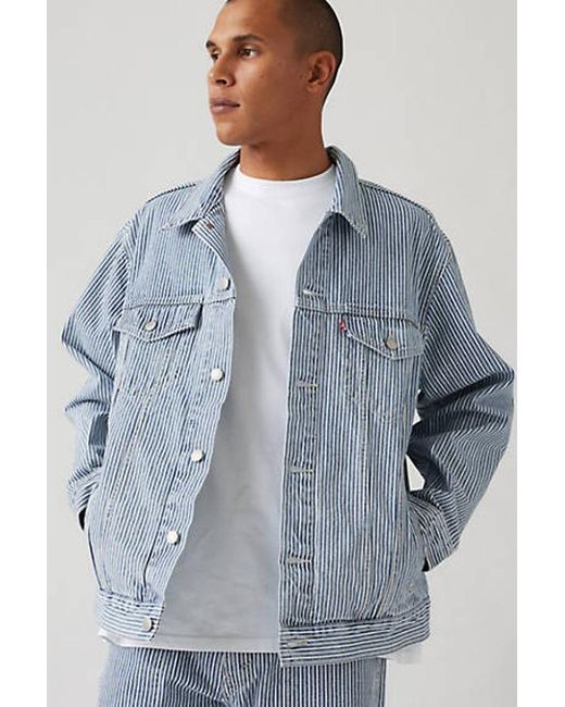 Levi's Blue Relaxed Trucker Jacket for men