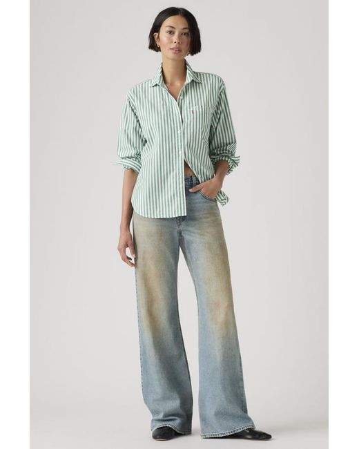 Jeans Loose Boot Levi's de color Green