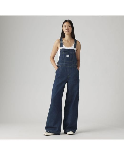 Levi's Blue Xl Lightweight Overalls