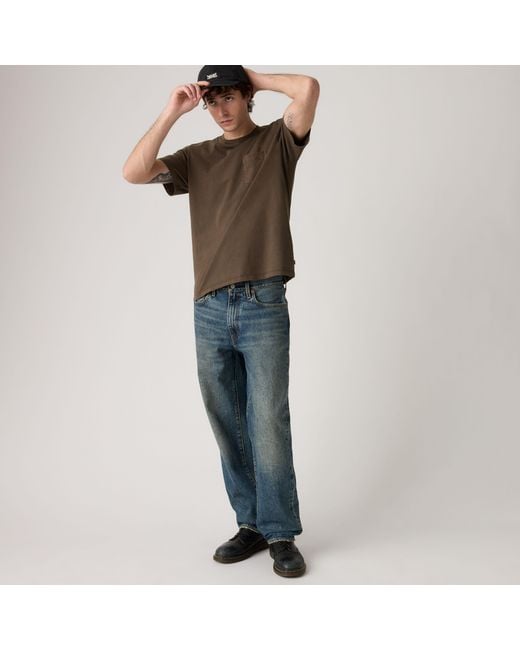 Levi's Brown Essential Pocket Tee for men