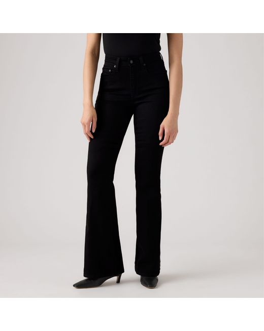Levi's Black 726 High Rise Flare Jeans