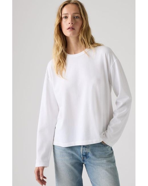 Levi's White Vintage Long Sleeve Tee
