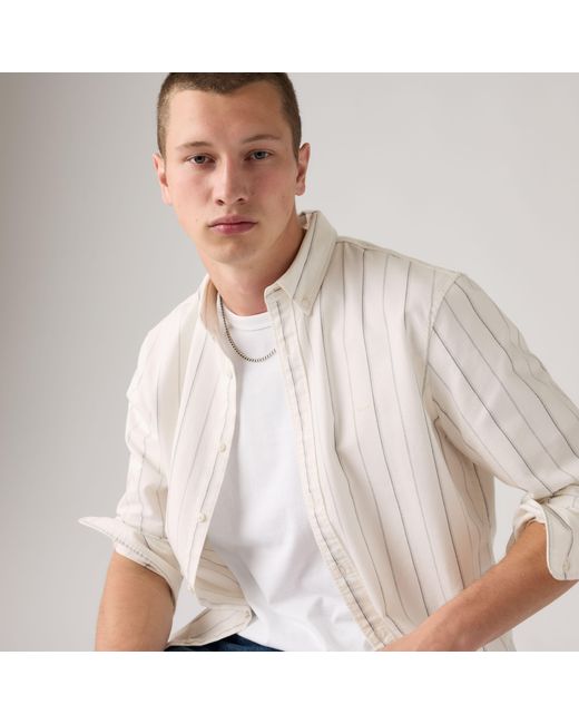 Authentic Button Down Shirt Levi's de hombre de color Gray
