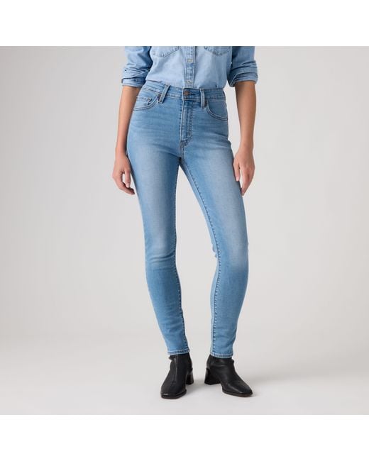 Levi's Blue 721 High Rise Skinny Jeans