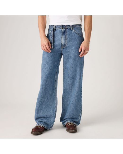 Levi's Blue Twisted Baggy Wide Jeans for men