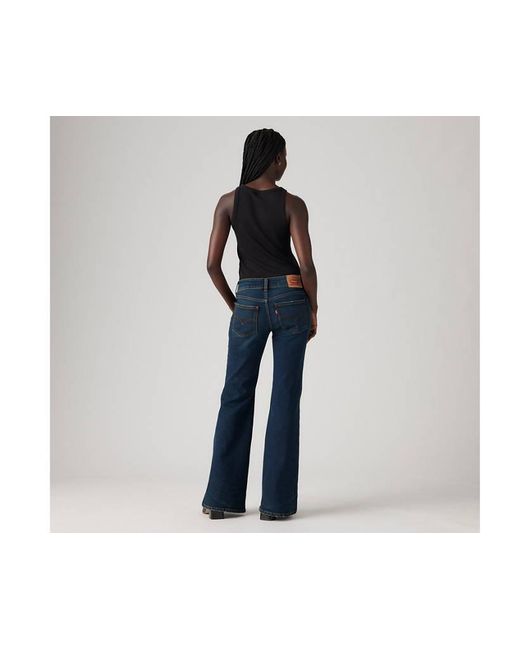 Levi's Superlow Flare Jeans in het Blue