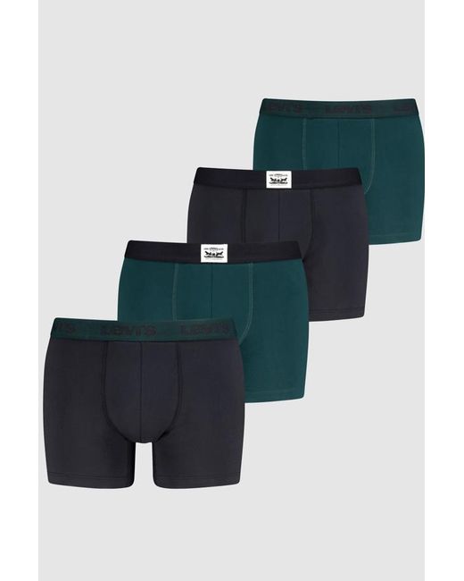 Patch Boxer Brief 4 Pack Levi's de hombre de color Black
