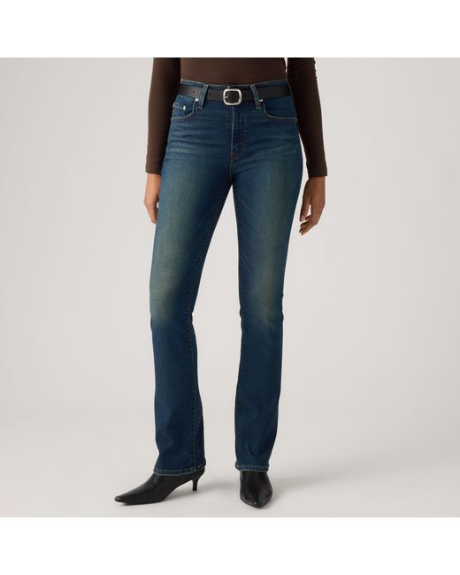 Levi's Blue 725 High Rise Bootcut Jeans