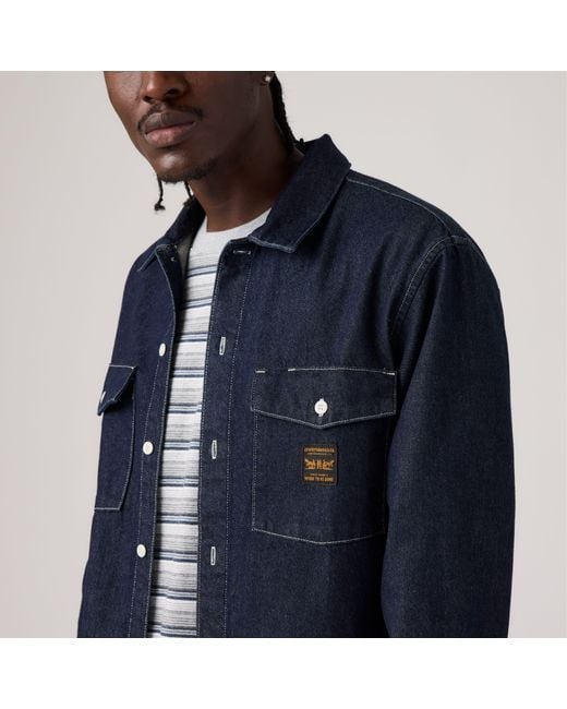 Levi's Blue Worker Shirt for men