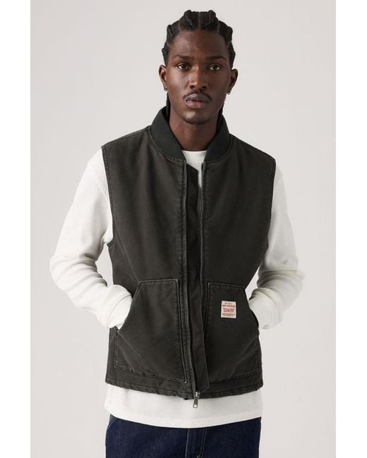 Levi's Black Sansome Vest for men