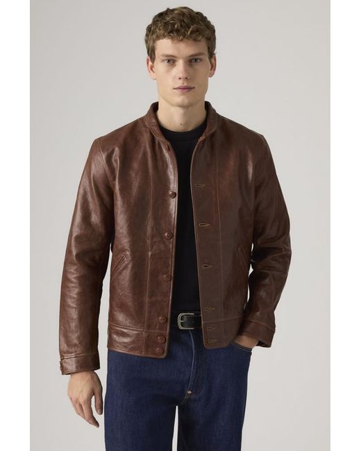 Levi's Brown Menlo Cossak Jacket for men