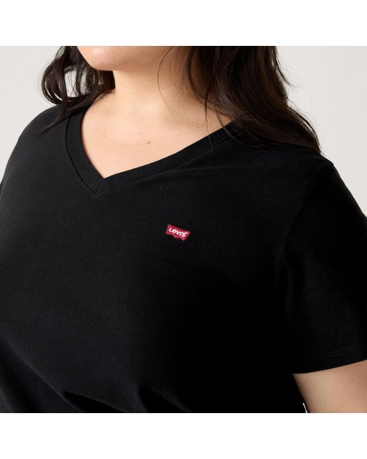 Levi's Black The Perfect V Neck (Plus Size)