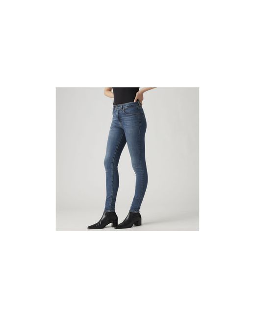 Levi's Blue 721 High Rise Skinny Jeans