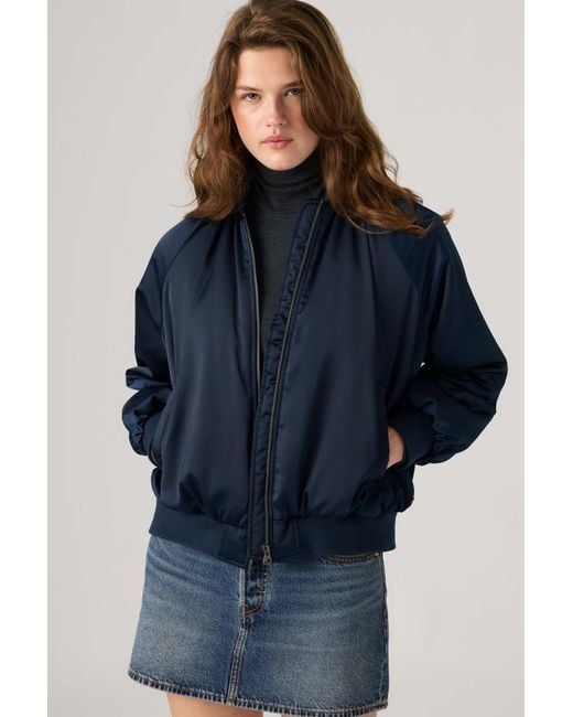 Levi's Blue Ruth Bomber Jacket