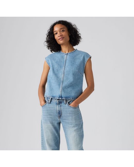 Levi's Denim Tee in het Blue