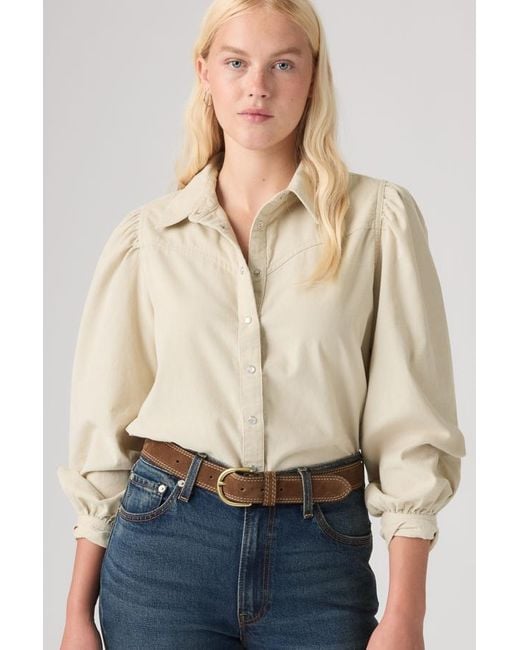 Levi's Natural Juna Western Shirt