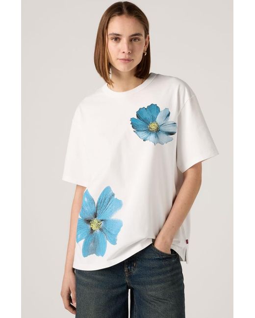Levi's White Graphic Tabor Tee